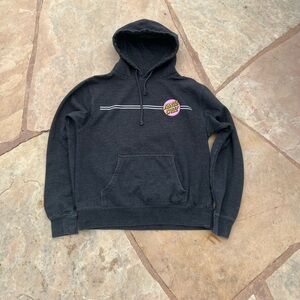 Santa Cruz Skateboards Classic Stripes Pink Hoodie